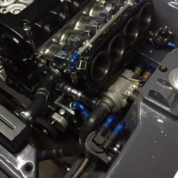 Electric water pump Jenvey Throttle bodies K25 2.5 K24 K20 race engine Stafford Performance Engines